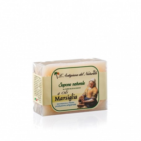 Sapone Naturale Vegetale Marsiglia 4 Oli da 100g