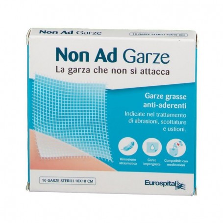 Non Ad Garze Paraffinate Eurospital 10X10 CM 10 pezzi