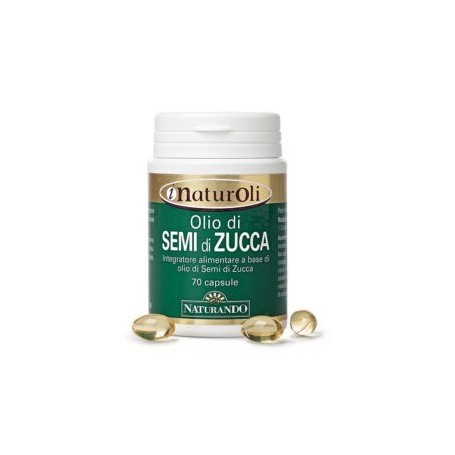 OLIO DI SEMI DI ZUCCA Naturando 70 perle