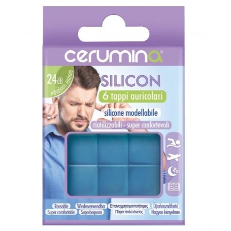 TAPPI AURICOLARI CERUMINA SILICON - SILICONE MODELLABILE 6PZ
