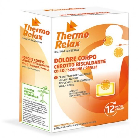 THERMORELAX CEROTTO CORPO RISCALDANTE COLLO SCHIENA SPALLE 4 PZ