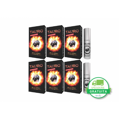 x6 Tauro Intimateline Spray Ritardante 5ml