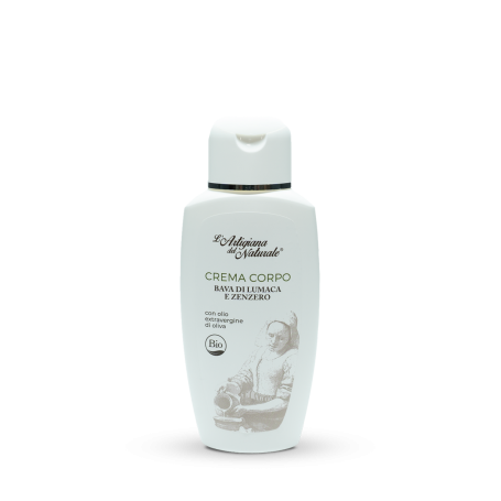 Crema corpo bava di lumaca e zenzero Bio da 200ml