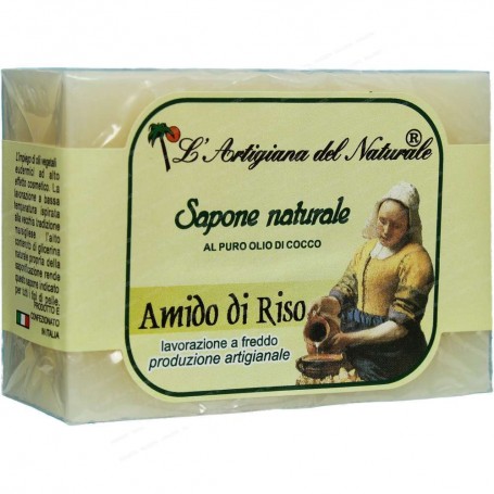 Sapone Naturale Vegetale Amido riso da 100g