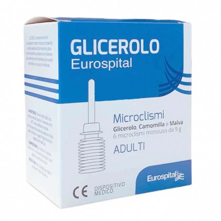 Microclismi adulti 06 pezzi da 9 gr  Eurospital