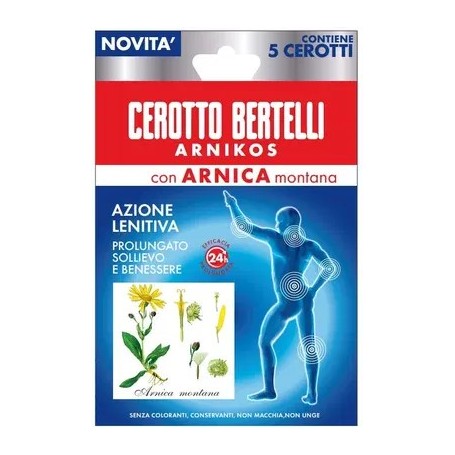 Bertelli cerotto Arnikos con Arnica Montana  Kelemata