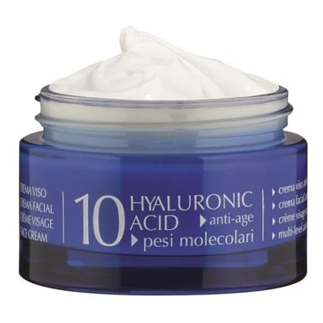 Lowup Crema Viso Anti Age Hyaluronic Acid per Pelle Matura e Idratazione Profonda 50ml